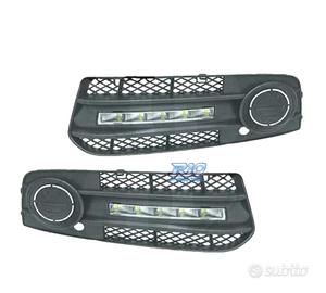 LUCI DIURNE AUDI A4 07-11 + GRIGLIE ANTIABBAGLIANT