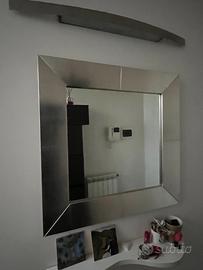 Specchio in folia argento