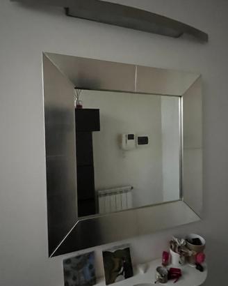 Specchio in folia argento