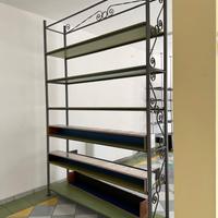 scaffali in ferro battuto5/6 ripiani