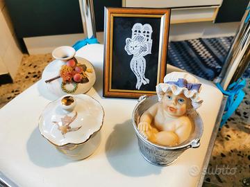 Soprammobili vintage salvadanaio portagioie