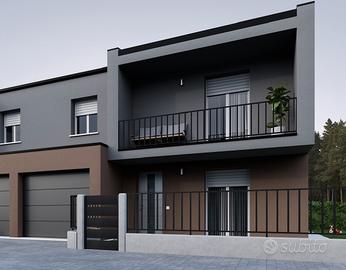 Villetta Bifamiliare Su Due Piani