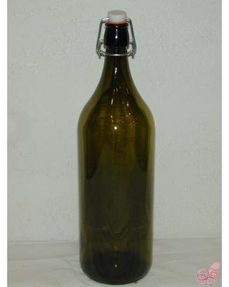 100 bottiglie fondo marrone 
