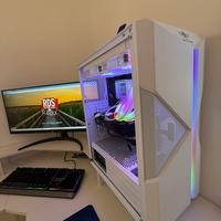 Pc Gaming completo, monitor, poltrona scrivania