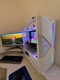 Pc Gaming completo, monitor, poltrona scrivania