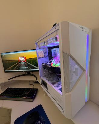 Pc Gaming completo, monitor, poltrona scrivania