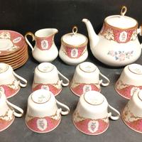 ALKA KUNST porcelain Bavaria servizio thè/caffè