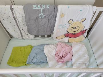 lettino ikea sundvik con Materasso e accessori 