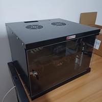 Armadio rack 19" 6U da muro + accessori