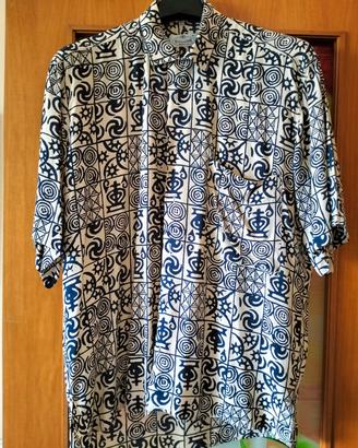 Camicia estiva maniche corte vintage anni 80. 