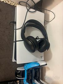 Playstation 5+cuffie pulse 3d+2 joystick