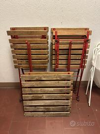 2 set Tavolo giardino con sedie Ikea TARNO