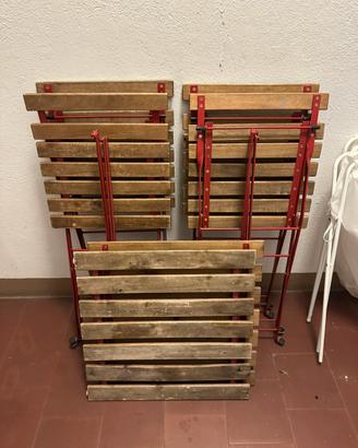 2 set Tavolo giardino con sedie Ikea TARNO