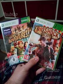 X-box gioco bioshock + kinect adventures