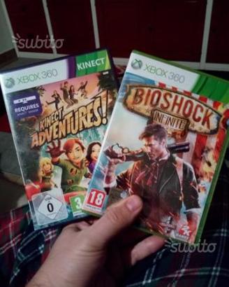 X-box gioco bioshock + kinect adventures