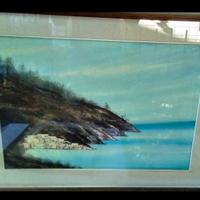 Dipinto olio su tela vintage