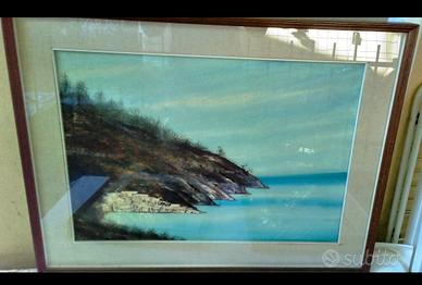 Dipinto olio su tela vintage