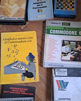 libri manuali e programmi commodore 64