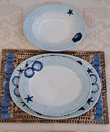 servizio piatti ceramica sarda 