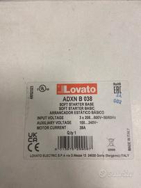 Lovato soft starter  38a nuovo mai usato