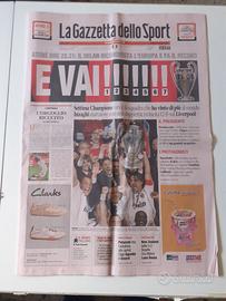 Milan campione d'Europa 2007 gazzetta dello sport