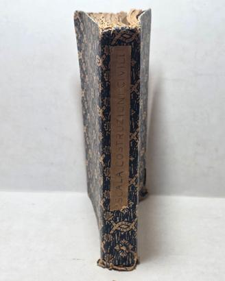 Libro Antico 1879 Costruzioni Civili Andrea Scala