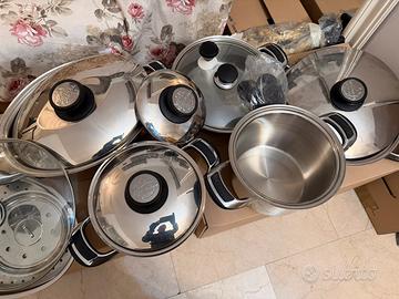 Batteria pentole MC in acciaio inox