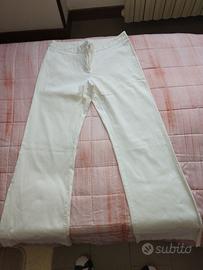 pantaloni bianchi marca motivi donna