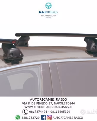 BARRE PORTATUTTO PORTAPACCHI NISSAN NOTE DISPONIBI