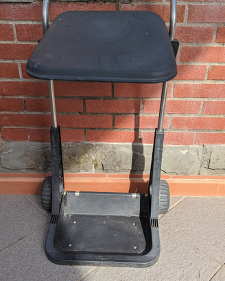 Carrello porta rifiuti da giardino claber