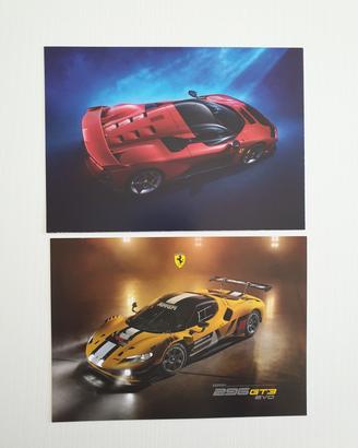 Set 2 cartoline Ferrari 