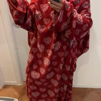 Coperta in pile con maniche