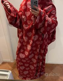 Coperta in pile con maniche