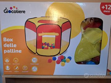 Box gioco tenda palline