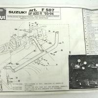 Suzuki rf 600 porta bauletto staffe GIVI