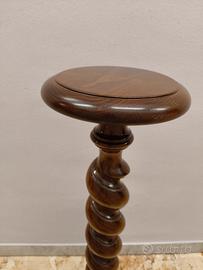  Colonna portavasi decorativa vintage legno  