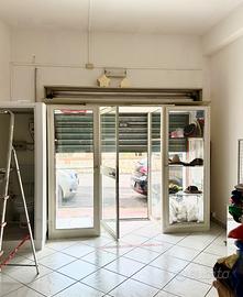 Vetrina/porta d ingresso per attività commerciale
