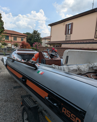 Gommone più carrello