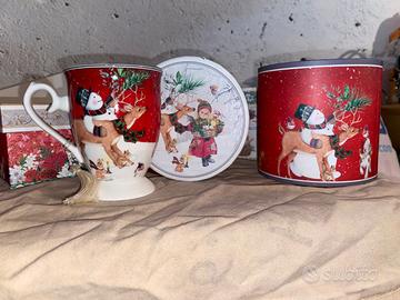 Tazza Natale nuova vintage