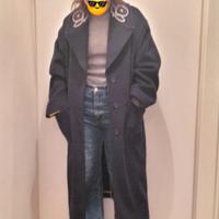 Cappotto da donna blu navy NUOVO marca Benetton