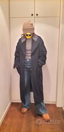 Cappotto da donna blu navy NUOVO marca Benetton