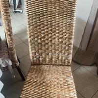 Sedia con schienale alto