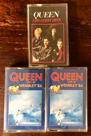 Musicassetta QUEEN - Live at wembley  1986 + hits