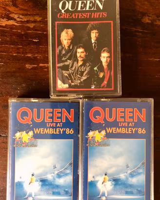 Musicassetta QUEEN - Live at wembley  1986 + hits