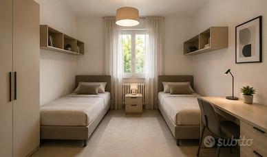 Posto letto in doppia libero da subito