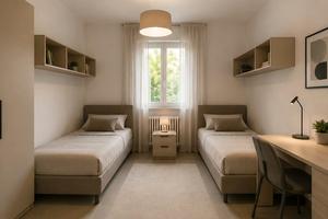 Posto letto in doppia libero da subito