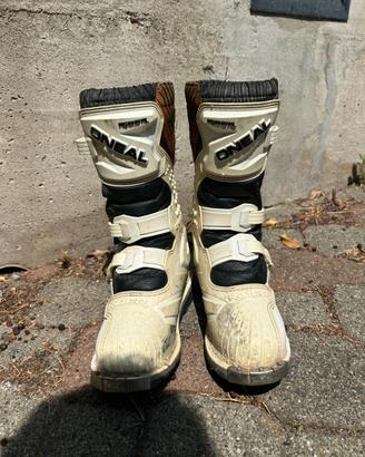 Stivali Motocross O’NEAL rider bianchi
