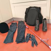 Kit equitazione bambino abbigliamento da cavallo