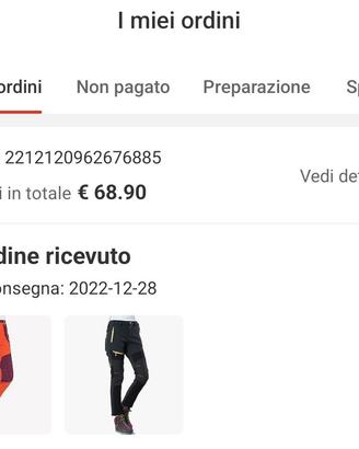 Pantaloni trekking invernali donna