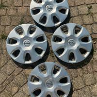 4 copricerchio Opel Corsa D originali 15”